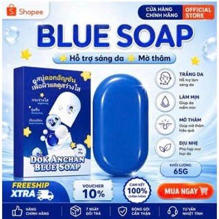 Xà phòng tắm trắng da và dưỡng da bodyDok Anchan Blue Hoa Đậu Biếc (sỉ ib)Many Colors