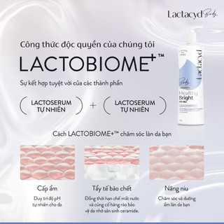 Sữa tắm Lactacyd Healthy Bright làm đều màu da, mang lại làn da sáng khỏe, rạng rỡ và tự tin