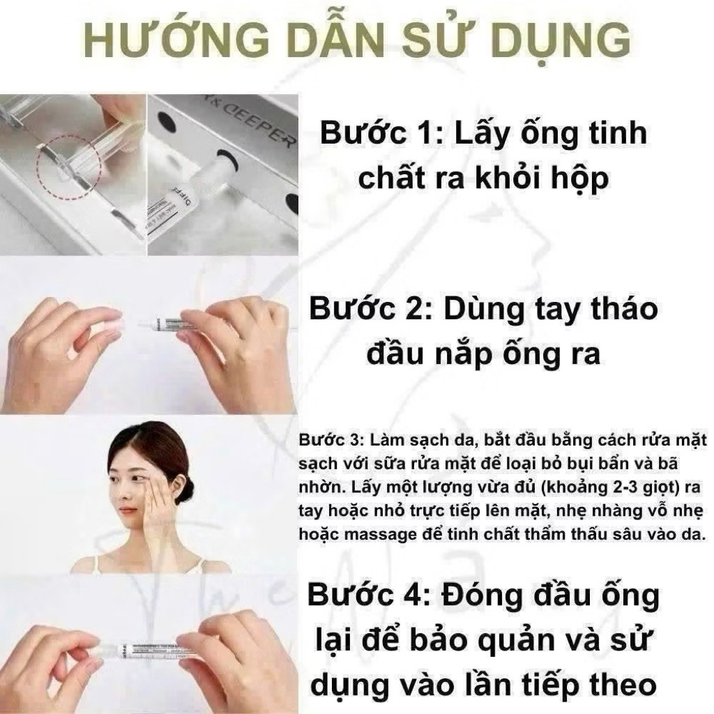 Set 2 Ống Tinh Chất Differ&Deeper C-Toning Daily Shot 2.5ml Làm Trắng Da Hỗ Trợ Mờ Nám hạn 2029 Hàn Quốc IS10