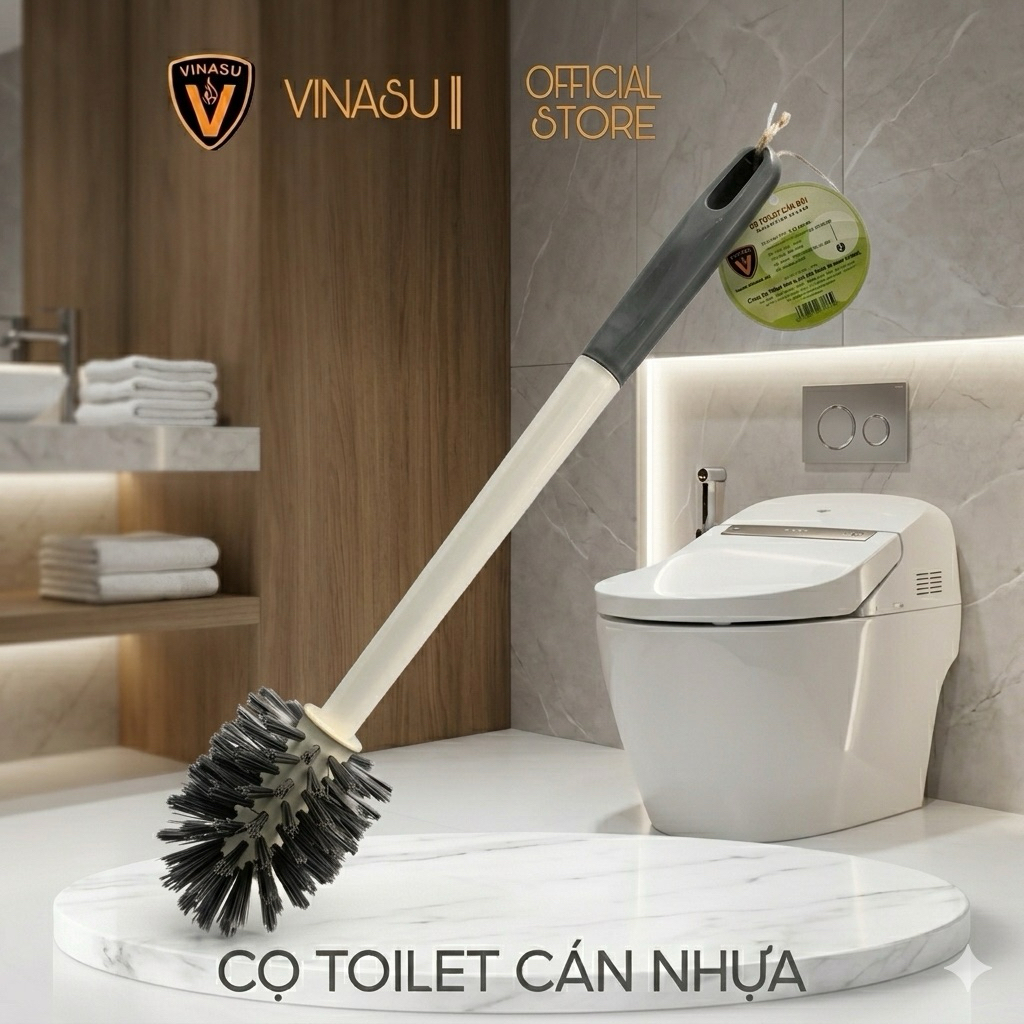 Cọ tolet đầu tròn,cọ vệ sinh bồn cầu, cọ chà cầu Vinasu