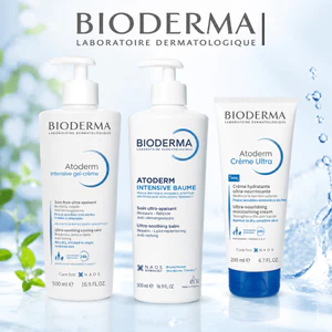 Bioderma Atoderm Lotion 200ml 500ml Set Chính Hãng Dưỡng Ẩm Phục Hồi Da Khô Nhạy Cảm