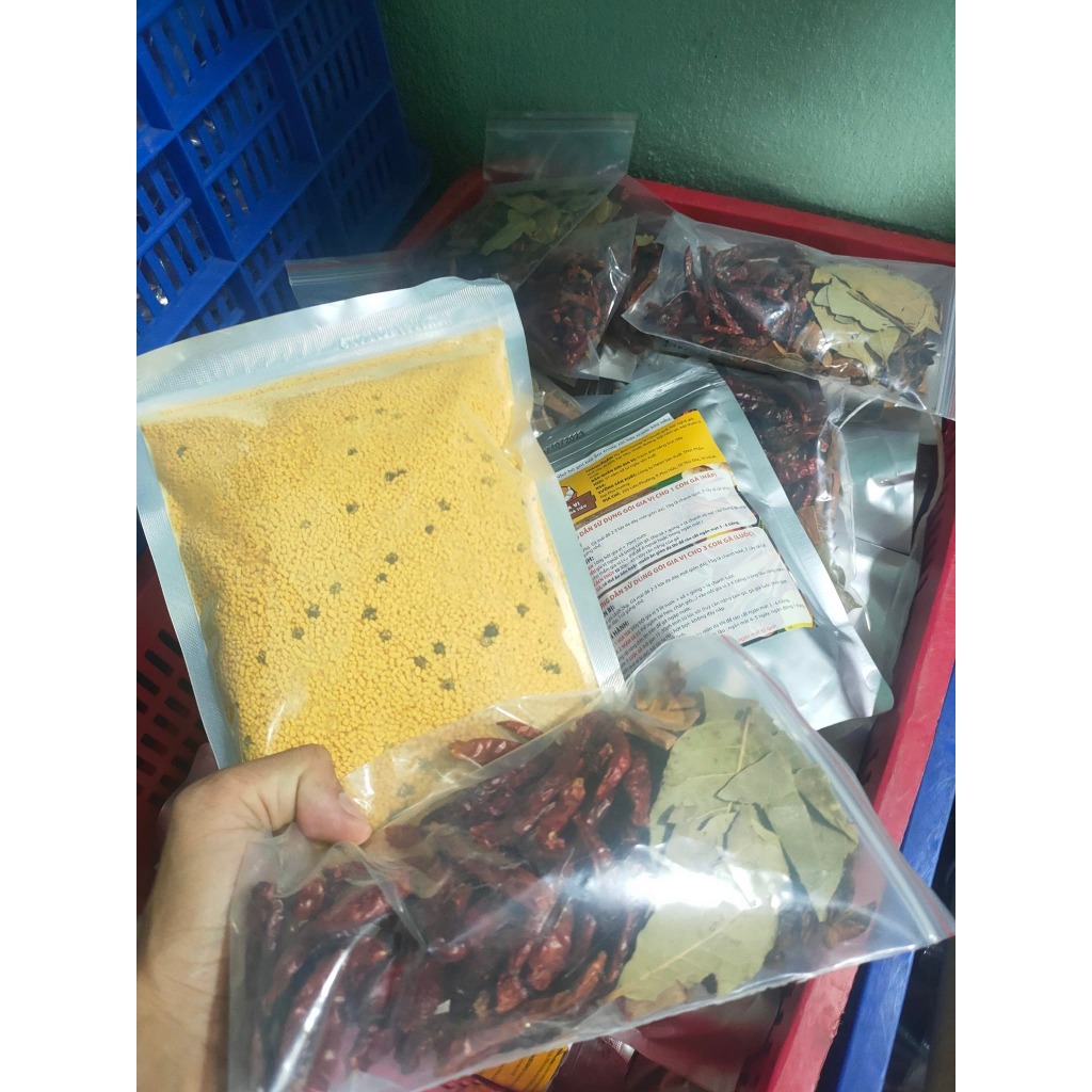 SET GIA VỊ GÀ Ủ MUỐI HOA TIÊU CÔBA FOOD Ủ 3 - 4 CON GÀ  (TÚI 300GR - TÚI 1KG) Chuẩn Vị