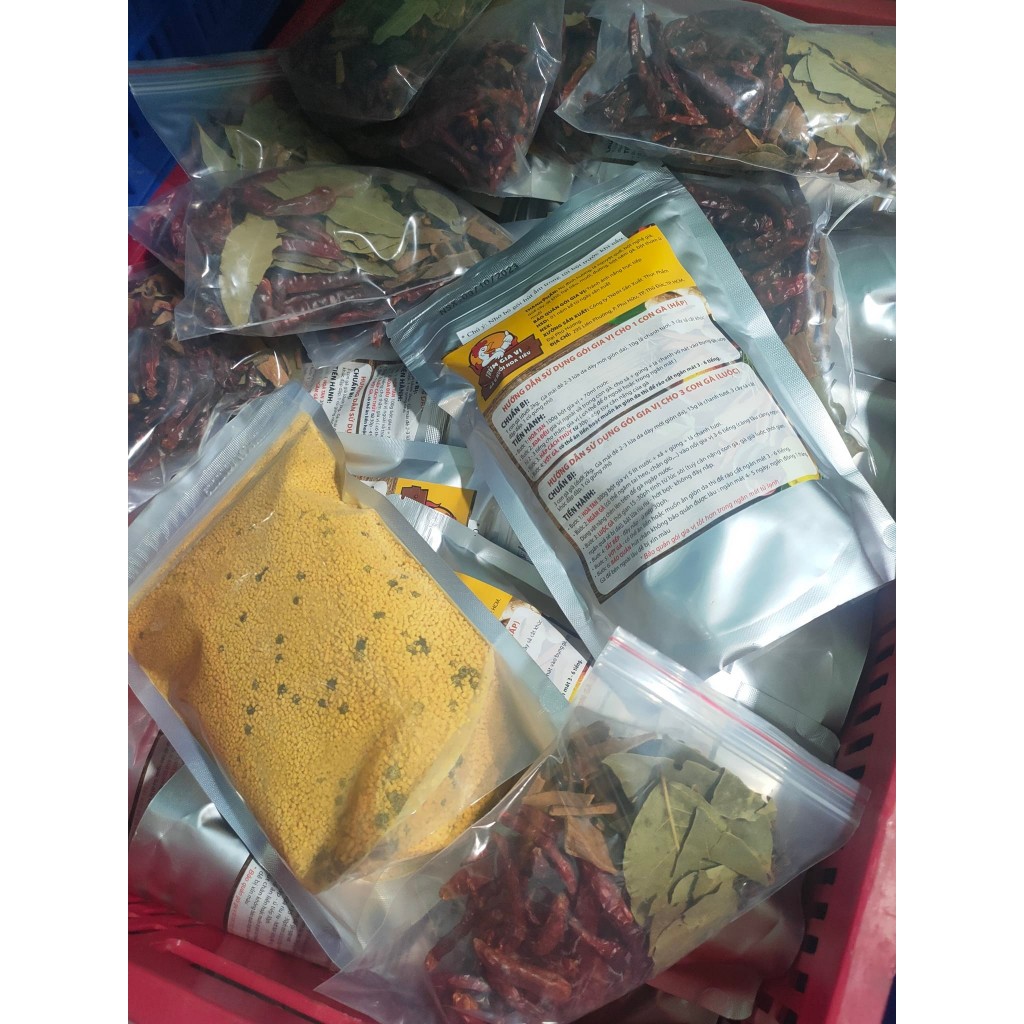 SET GIA VỊ GÀ Ủ MUỐI HOA TIÊU CÔBA FOOD Ủ 3 - 4 CON GÀ  (TÚI 300GR - TÚI 1KG) Chuẩn Vị