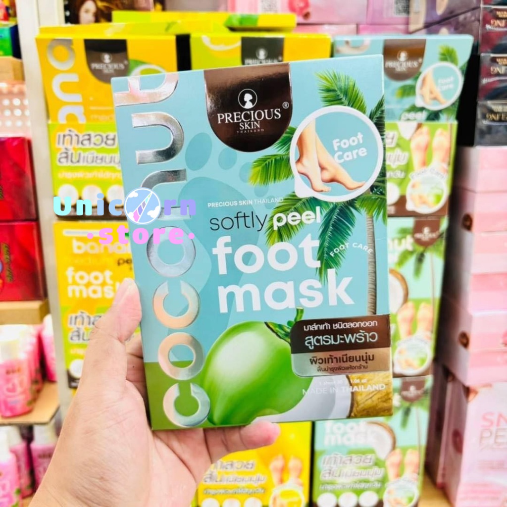 (Bao bì mới) Mặt Nạ Dưỡng Da Chân Precious Skin Thailand Softly Peel Foot Mask 30g