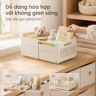 Hộp đựng đa năng điều chỉnh kích thước | Co giãn tùy ý | Đựng quần áo – đồ bếp – đồ bàn