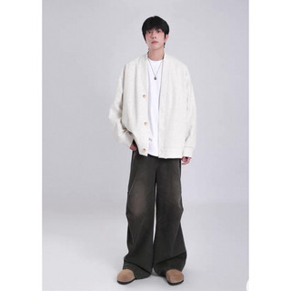 [Clean Fit] Áo khoác Cadigan Basic cho Nam kiểu dáng rộng Hàn Quốc - Minimal style