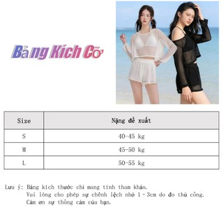 Bikini Nữ KiểU HàN MớI ThiếT Kế LướI Mờ ẢO VảI MềM ChốNg NắNg Style GợI đồ đI BiểN Bikini Bigzize