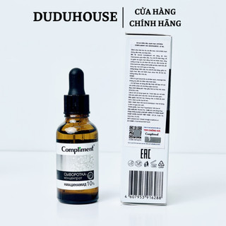 Tinh Chất Compliment Niacinamide 10% Serum Hỗ Trợ Ngăn Ngừa Mụn Và Dưỡng Trắng Cho Da Dầu 27ml