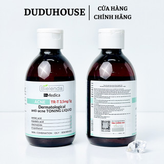 (Hàng Công TY) Nước Hoa Hồng Bielenda Dr Medica Anti Acne Dermatological Toner Làm Sạch Sâu, Giảm Mụn 250ml Duduhouse