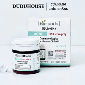 Kem Dưỡng Bielenda Dr Medica Anti Acne Dermatological Hỗ Trợ Giảm Mụn, Mờ Thâm 50ml Duduhouse