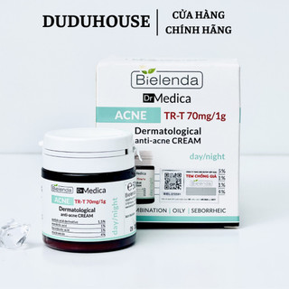 Kem Dưỡng Bielenda Dr Medica Anti Acne Dermatological Hỗ Trợ Giảm Mụn, Mờ Thâm 50ml Duduhouse