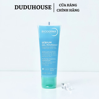 (Hàng Công Ty) Sữa Rửa Mặt Bioderma Sebium Gel Moussant Ngăn Ngừa Mụn Cho Da Dầu 200ml Duduhouse