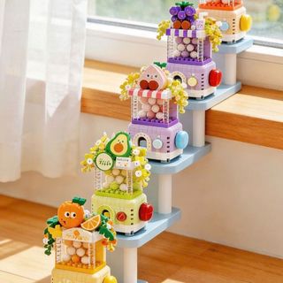 Bộ Lắp Ráp Hoa Quả Mini Trọn Bộ - Bơ Nho Chuối Trang Trí Bàn Dễ Thương HT Toys