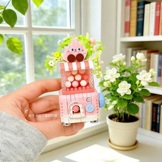 Bộ Lắp Ráp Hoa Quả Mini Trọn Bộ - Bơ Nho Chuối Trang Trí Bàn Dễ Thương HT Toys