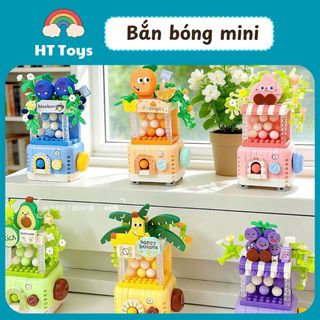 Bộ Lắp Ráp Hoa Quả Mini Trọn Bộ - Bơ Nho Chuối Trang Trí Bàn Dễ Thương HT Toys