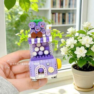 Bộ Lắp Ráp Hoa Quả Mini Trọn Bộ - Bơ Nho Chuối Trang Trí Bàn Dễ Thương HT Toys