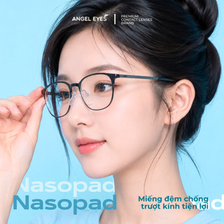Miếng dán đệm chống trượt kính Silicone Angel Eyes Nasopad dùng cho kính cận, miếng dán đệm mũi