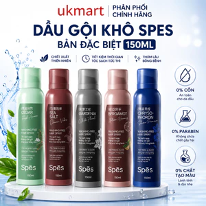 Dầu gội khô SPES dạng xịt 3 tầng hương dưỡng tóc tạo phồng cấp tốc hút dầu không bết dính giữ nếp 8H