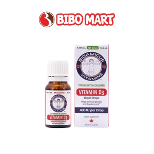 Vitamin D3 Bioamicus 10.3ml Hỗ Trợ Bổ Sung Vitamin Cho Bé - Bibo Mart