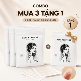 Miếng Dán Mụn Axit Salicylic, Tinh Chất Dầu Cây Trà, Che Khuyết Điểm Vô Hình Chăm Sóc Da Mặt.