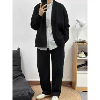 [SOFT Style]Cadigan dáng xuông rộng phong cách minimal dành cho Nam
