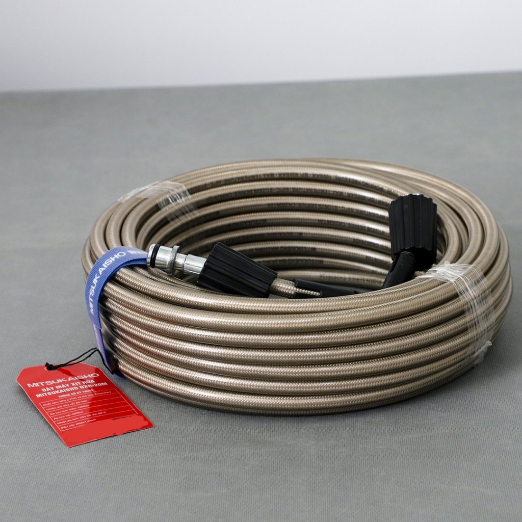 Dây Xịt Máy Rửa Xe Gia Đình 20m MITSUKAISHO DXR-20m Áp Lực Tối Đa 400 bar Bảo Hành 12 Tháng