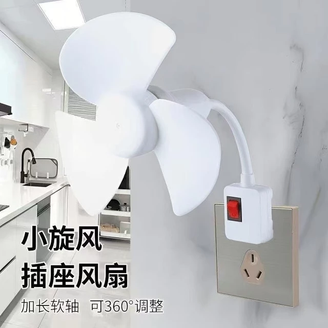 ( Mẫu Hot) Quạt Trần Mini Gắn Đui Đèn E27 Kèm Phích Cắm – Quạt Trần Mini 3 Cánh Làm Mát Phòng, Quạt Tiết Kiệm Điện