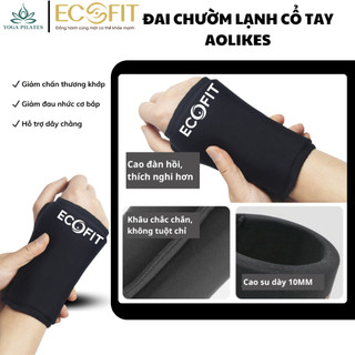 Gel Chườm Nóng Lạnh Cổ Tay ECOFIT Cao Cấp Giảm Đau Bong Gân, Mỏi Cổ Tay, Thư Giãn Sau Chơi Thể Thao