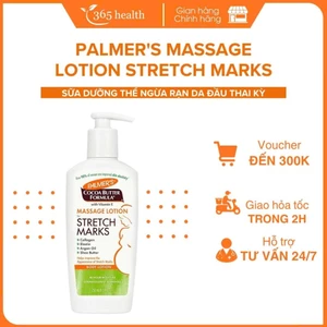 Sữa Dưỡng Thể Palmer's Massage Lotion Stretch Marks Ngăn Ngừa, Giảm Rạn Da Khi Mang Thai Chai 250ml