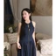 ĐẦM MAXI ĐEN SÁT NÁCH DÁNG XÒE FORM DÀI THANH LỊCH HOT TREND MẶC ĐI CHƠI ĐI BIỂN CHAMIE STORE
