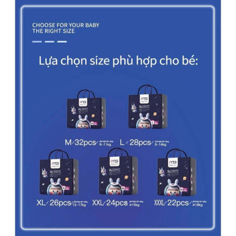 Bỉm Magic Ngày Đêm Cao Cấp – Thoáng Khí, Chống Tràn, Êm Mềm Như Mây – Đủ Size Dán & Quần