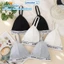 Áo bra 2 dây không gọng mút mỏng dây chữ, Áo ngực nữ kiểu sexy trẻ trung ZANABRA B3009