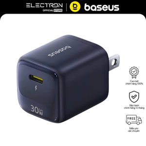 Củ Sạc Nhanh Baseus EnerFill FN22 GaN 20W / 30W / 45W USB-C PD 3.0 Siêu Nhỏ Gọn, Sạc Nhanh Mạnh Mẽ, Tản Nhiệt Hiệu Quả