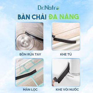 Bàn Chải Cọ Khe Vệ Sinh Đa Năng Dr.Natro - Làm Sạch Góc Khuất, Khe Hẹp Siêu Sạch