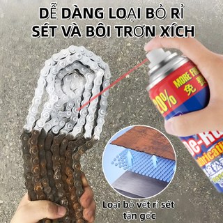 chai xịt chống rỉ sét dầu bình xịt  bôi trơn chống rỉ sét tẩy rỉ sét xe máy dung dịch tẩy rỉ sét kim loại