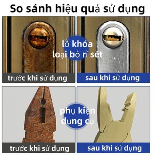 chai xịt chống rỉ sét dầu bình xịt  bôi trơn chống rỉ sét tẩy rỉ sét xe máy dung dịch tẩy rỉ sét kim loại