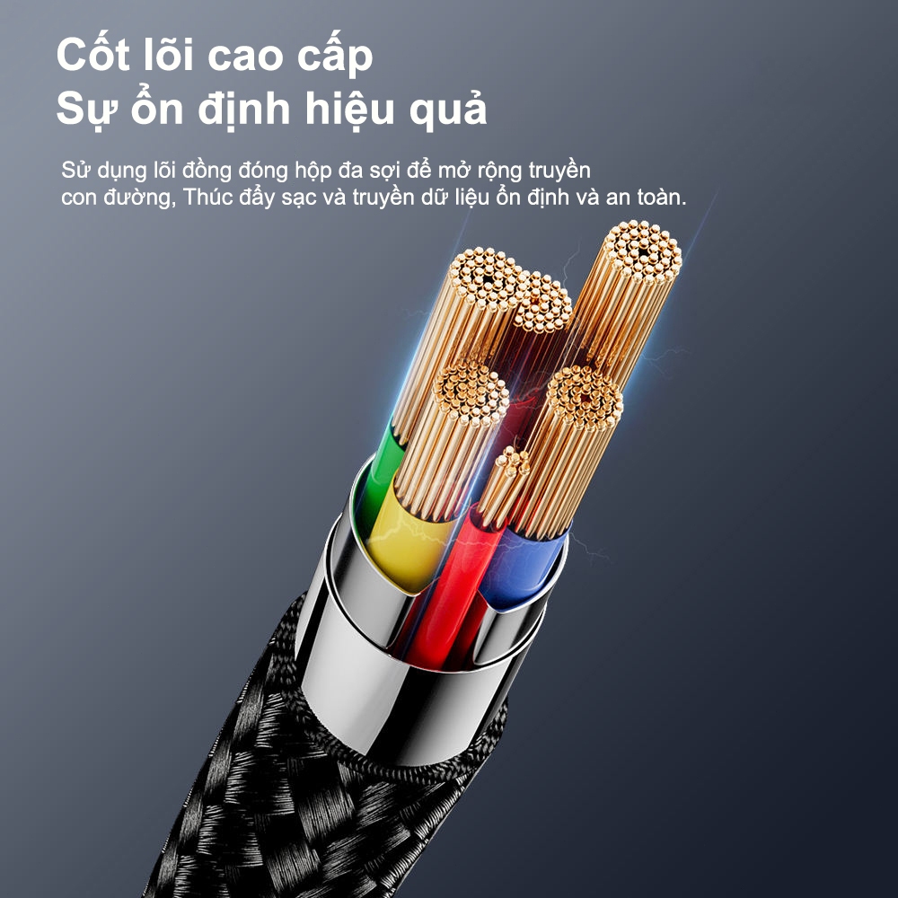 DOSEN PRO Cáp USB loại C 5A 1M 2M cho công nghệ sạc nhanh và sạc nhanh cho Huawei / Xiaomi | BigBuy360 - bigbuy360.vn