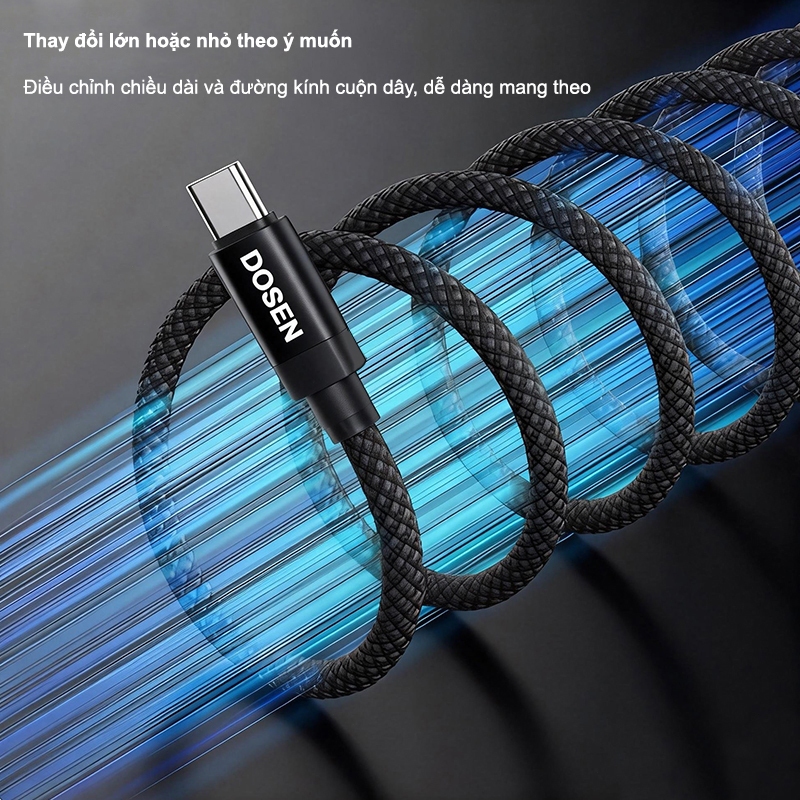 DOSEN PRO Cáp USB loại C 5A 1M 2M cho công nghệ sạc nhanh và sạc nhanh cho Huawei / Xiaomi | BigBuy360 - bigbuy360.vn