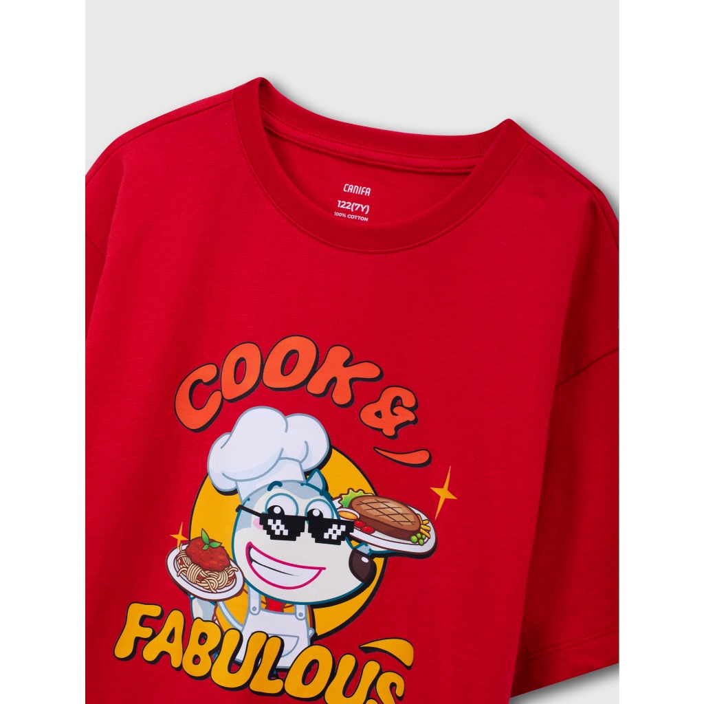 Bộ quần áo bé trai CANIFA đồ bộ hè chất liệu 100% cotton mềm mịn mát chuẩn OEKO-TEX 2LS26S001