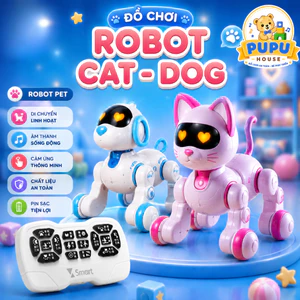 Mèo Robot Mèo Điều Khiển Từ Xa Thông Minh Robot Smart Điều Khiển Hoạt Động Âm Thanh Di Chuyển Thông Minh-PUPU HOUSE
