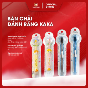 COMBO 4 BÀN CHẢI ĐÁNH RĂNG KAKA LÔNG MỀM ÊM ÁI – CHĂM SÓC RĂNG MIỆNG HẰNG NGÀY CHO CẢ GIA ĐÌNH