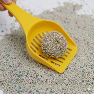 Xẻng xúc chất thải, xúc cát cho mèo chất liệu nhựa thân thiện với môi trường, an toàn, khẩu độ lớn, hai màu ngẫu nhiên