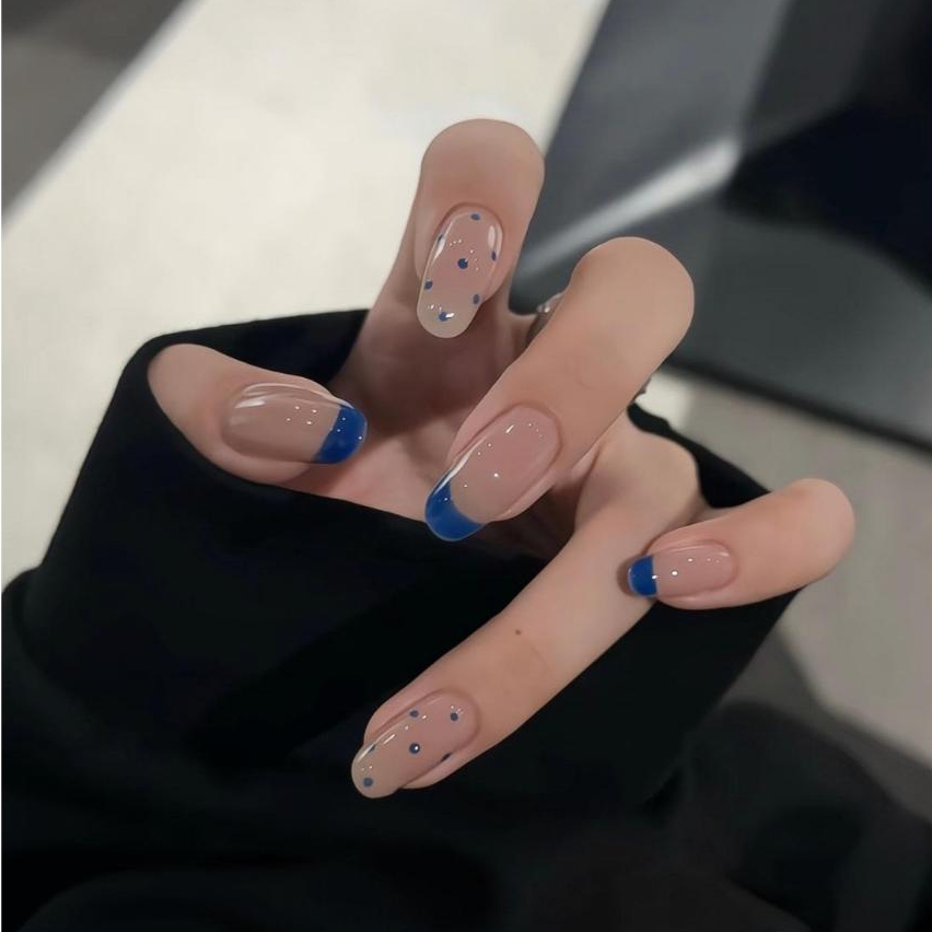 Set ROU ni Sơn gel màu xanh Klein, xanh khói, xanh lam, xanh đậm, màu thời thượng, chuyên dùng cho tiệm nail, gel UV