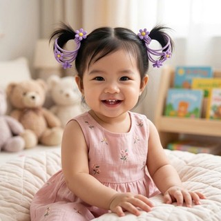 Dây Buộc Tóc Hoa Cúc Nhỏ Phong Cách Hàn Quốc Đáng Yêu , Co Giãn Tốt Nhiều Màu Hot Trend Cho Nữ
