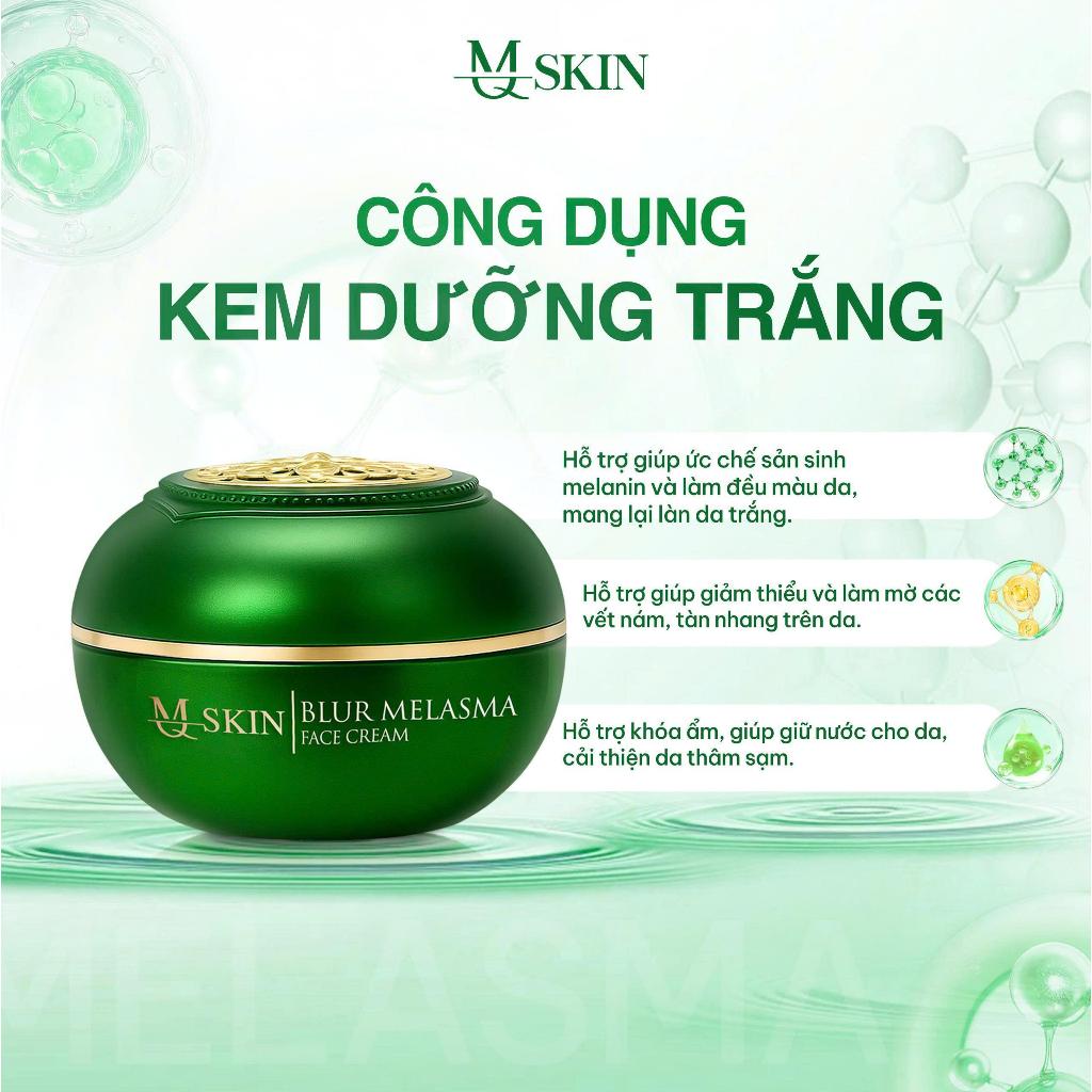[MQSKIN] KEM DƯỠNG BLUR MELASMA FACE CREAM 20G HỖ TRỢ TRẮNG DA - NÂNG TÔNG DA