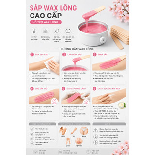 [TẶNG 200G] Hũ 500g sáp wax lông sữa dừa cao cấp coconut tẩy sạch đa vùng lông tay chân nách dùng cho cả da nhạy cảm