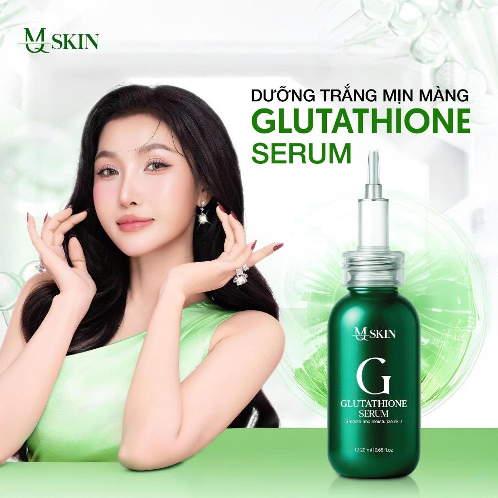 [TẶNG 2 NẠ ] [COMBO 2 CHAI] Tinh Chất MQ SKIN Glutathione Serum Dưỡng Trắng, Cấp Ẩm, Tái Tạo Da