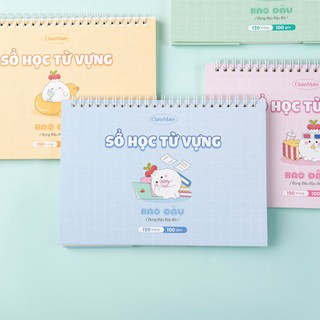 Sổ Tay Học Từ Vựng Tiếng Anh Tiếng Trung Size A5 120 Trang 100gsm Kẻ Bảng Layout Khoa Học Giấy Dày Dặn Không Thấm