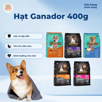 Thức Ăn Hạt Cho Chó Ganador 400g Nhiều Vị - Thức Ăn Hạt Cho Mọi Giống Chó - Happy Pet