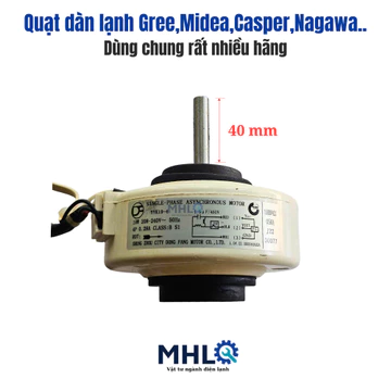quạt dàn lạnh điều hòa gree dùng chung nhiều model,quạt đầu lạnh điều hòa nagakawa casper midea,quạt mặt lạnh điều hòa